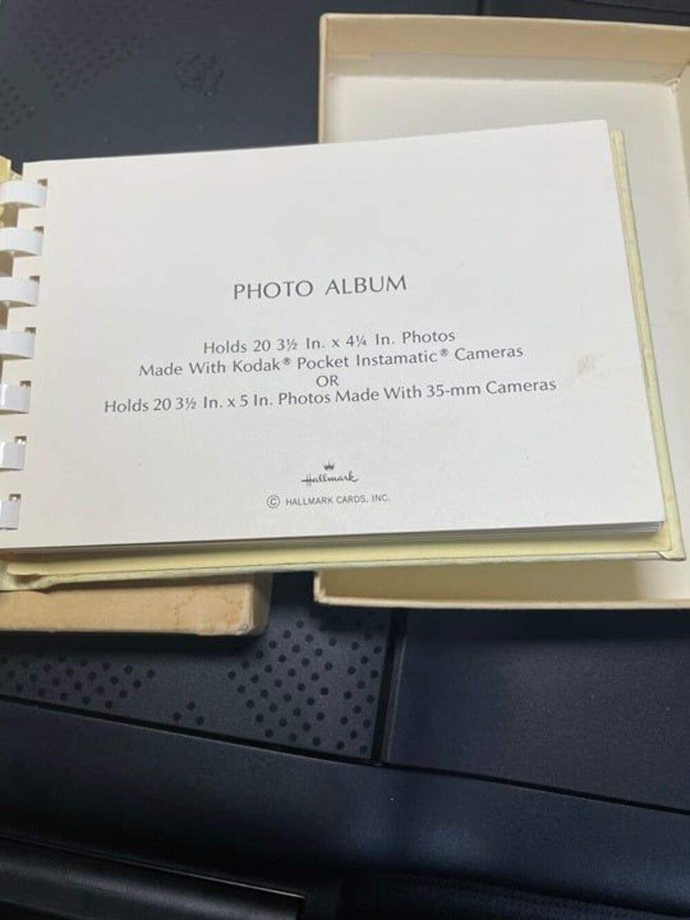 Hallmark Betsy Clark PHOTO ALBUM 3.5x4.25 inches Vintage 1973 NEW BOX Memories